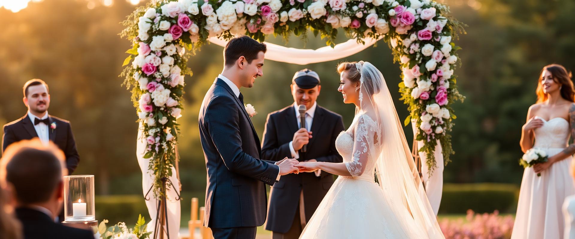 Cerimônia de casamento elegante